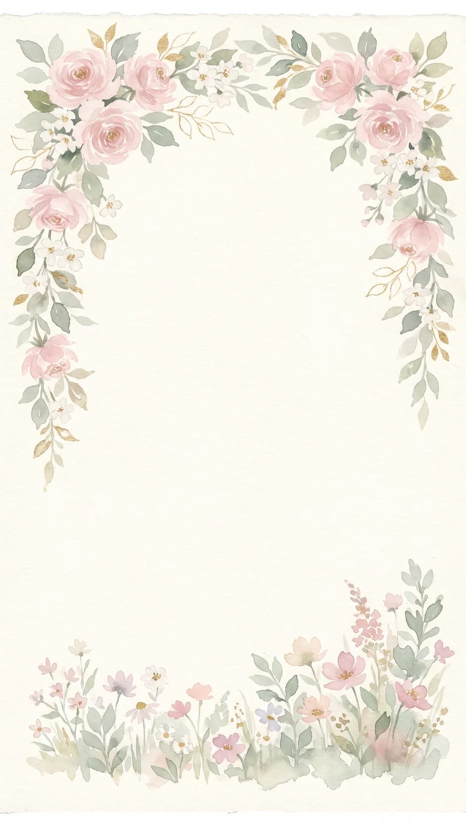 Christening invitation theme “Bunny & ribbon”