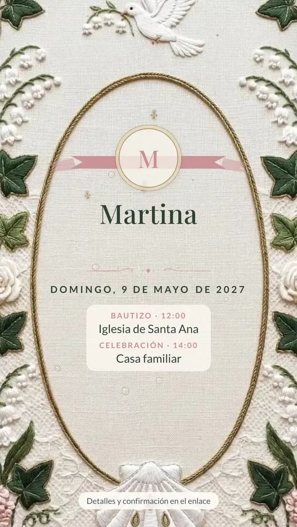 Ejemplo de imagen de invitación enviada por WhatsApp